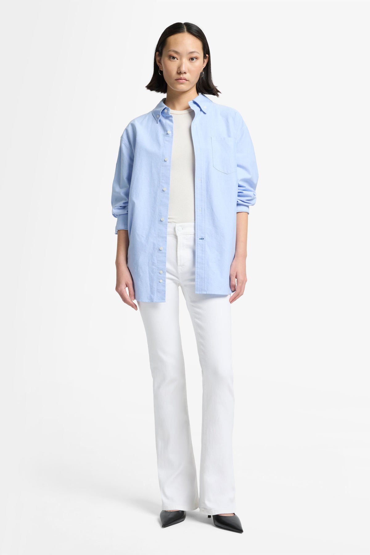 Bootcut Tailorless Soleil White - 24