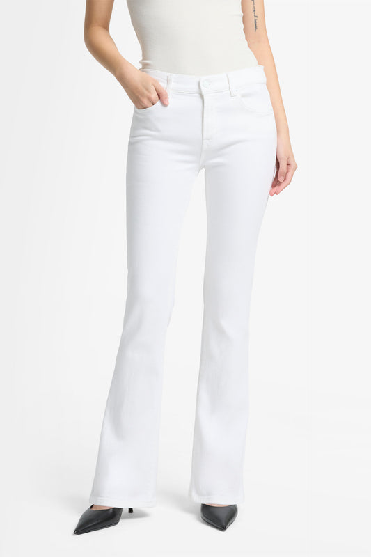 Bootcut Tailorless Soleil White