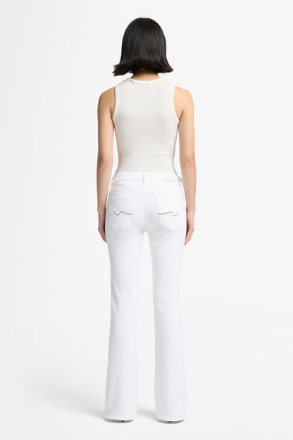Bootcut Tailorless Soleil White