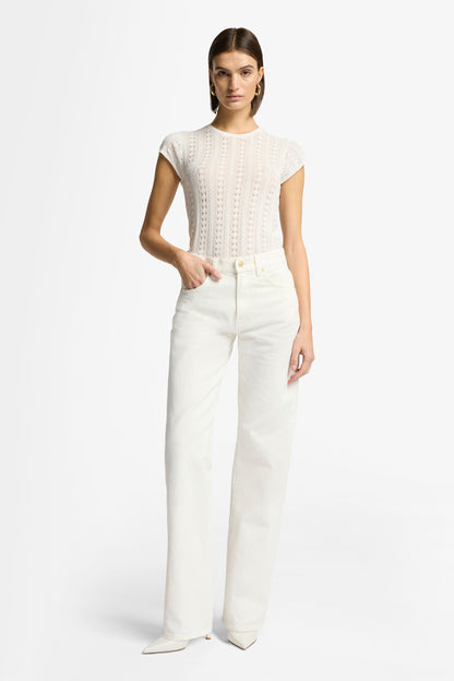 Tess Trouser Milkyway White