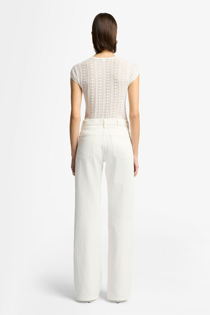 Tess Trouser Milkyway White