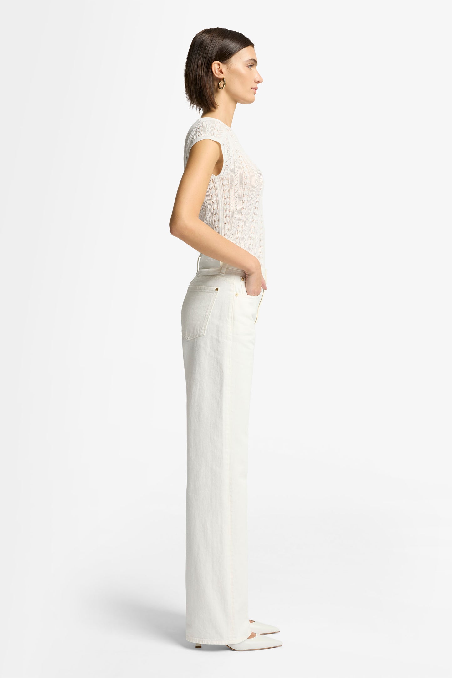 Tess Trouser Milkyway White