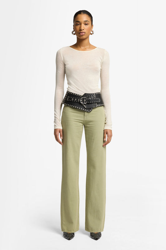 Tess Trouser Palm Green