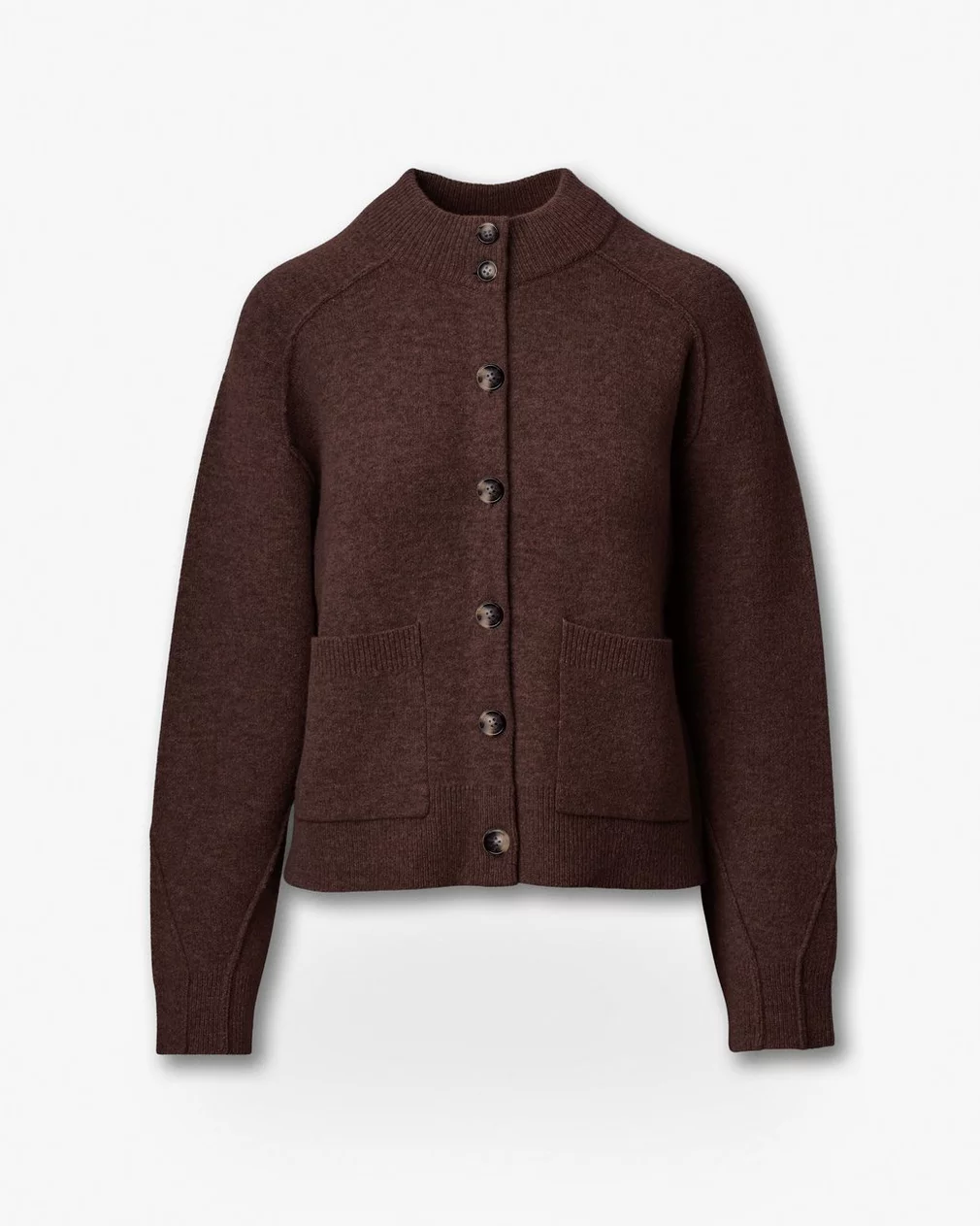 BRIDGET MOCK NECK CARDIGAN