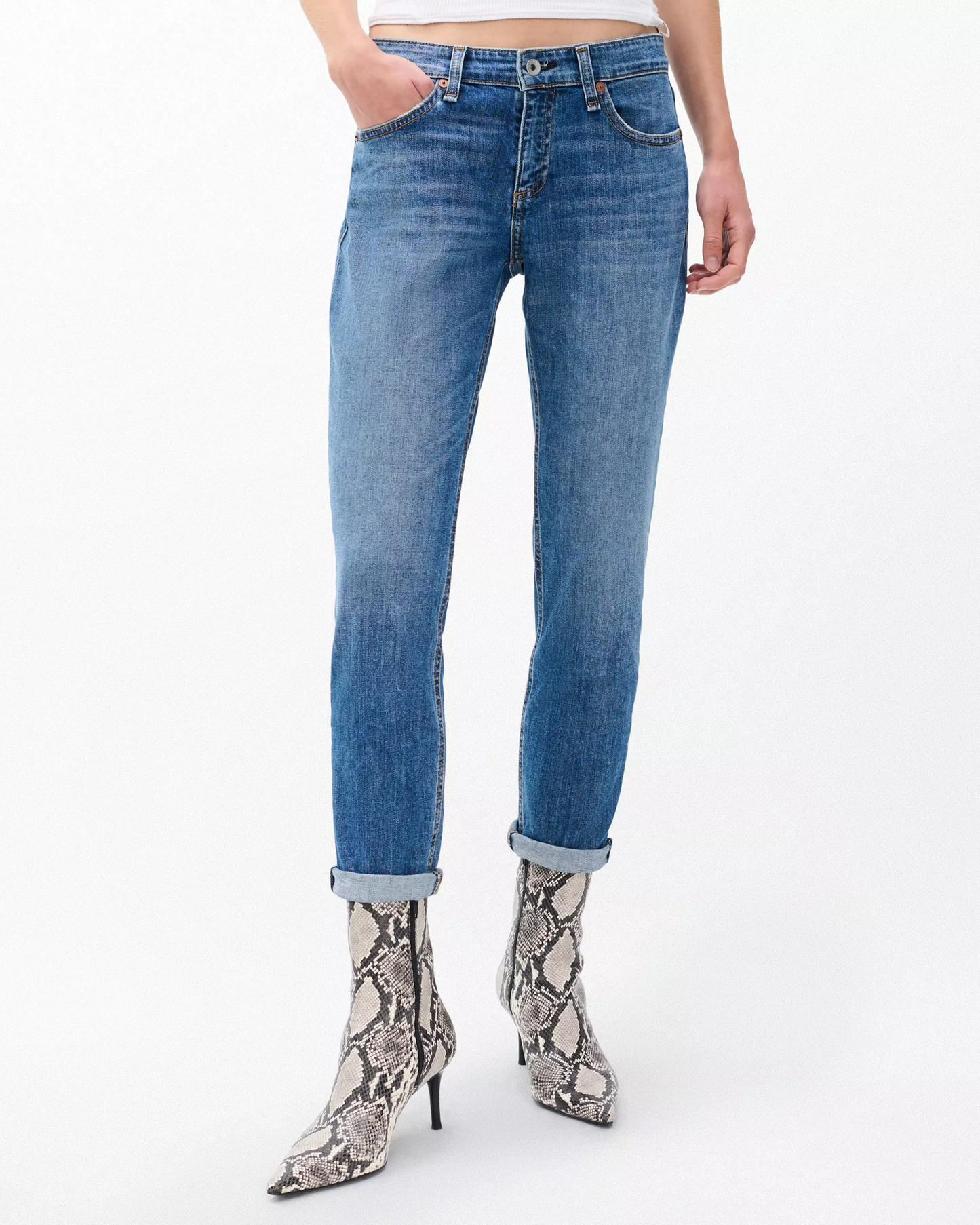 DRE LOW-RISE SLIM BOYFRIEND