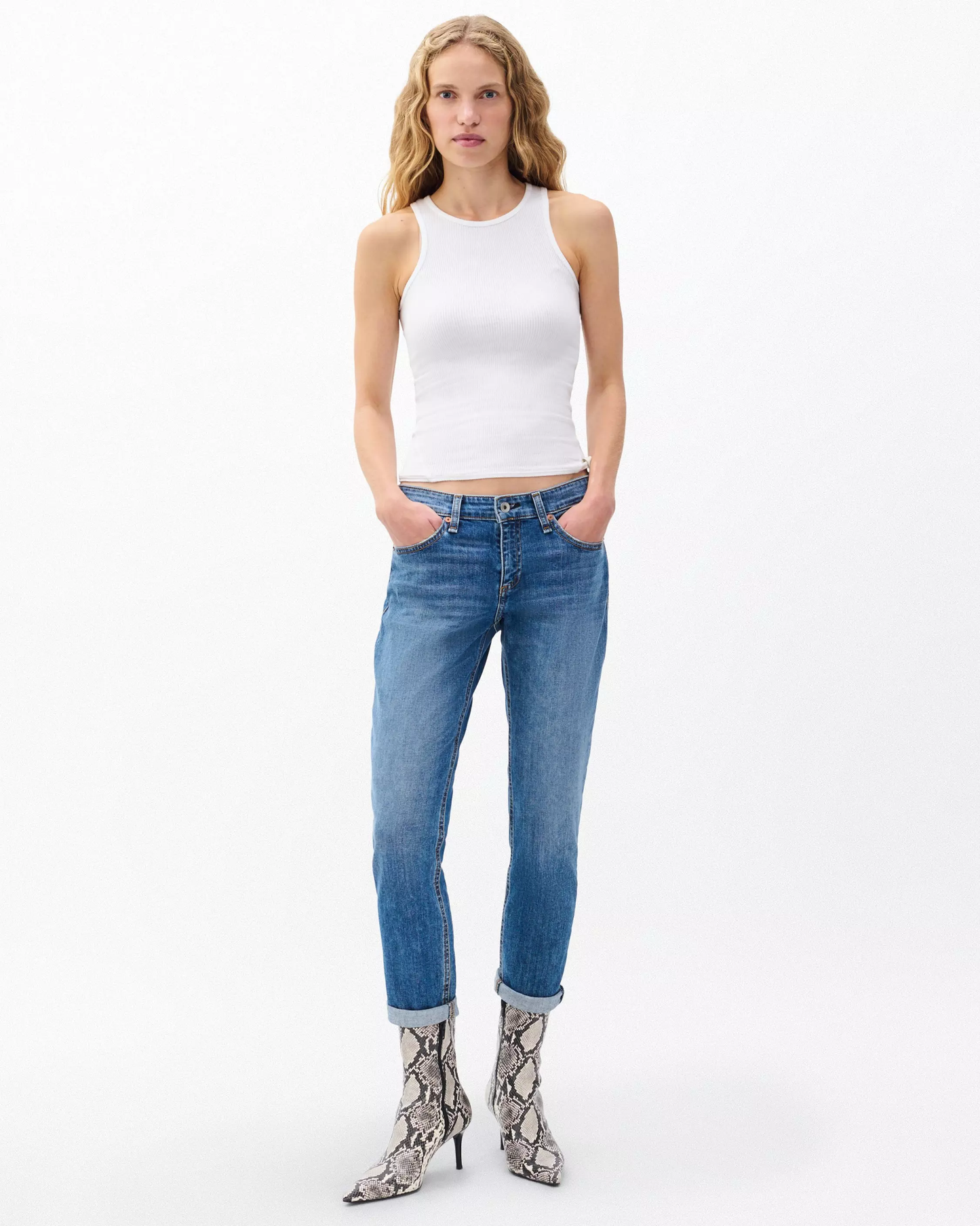 DRE LOW-RISE SLIM BOYFRIEND