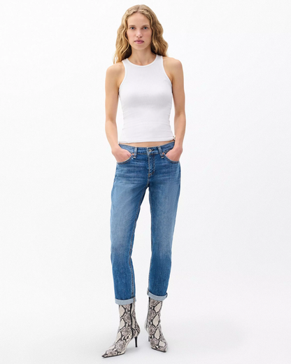 DRE LOW-RISE SLIM BOYFRIEND