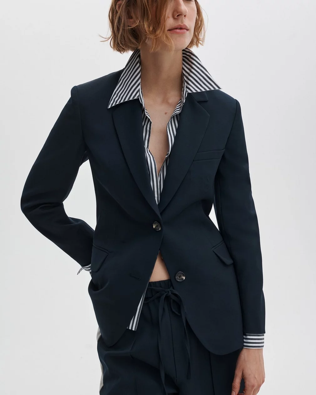 FRANK POPLIN BLAZER - SAL / 0