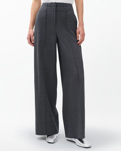 IRINA STRIPE HIGH RISE TAILORED PANT