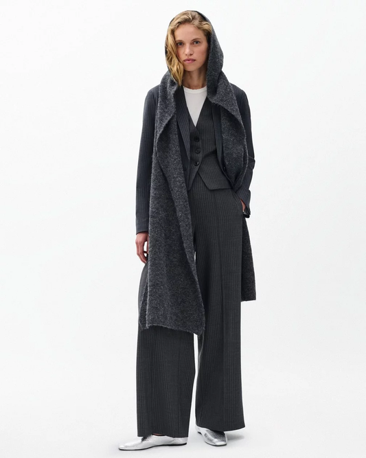 IRINA STRIPE HIGH RISE TAILORED PANT