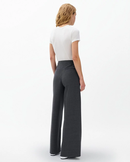 IRINA STRIPE HIGH RISE TAILORED PANT
