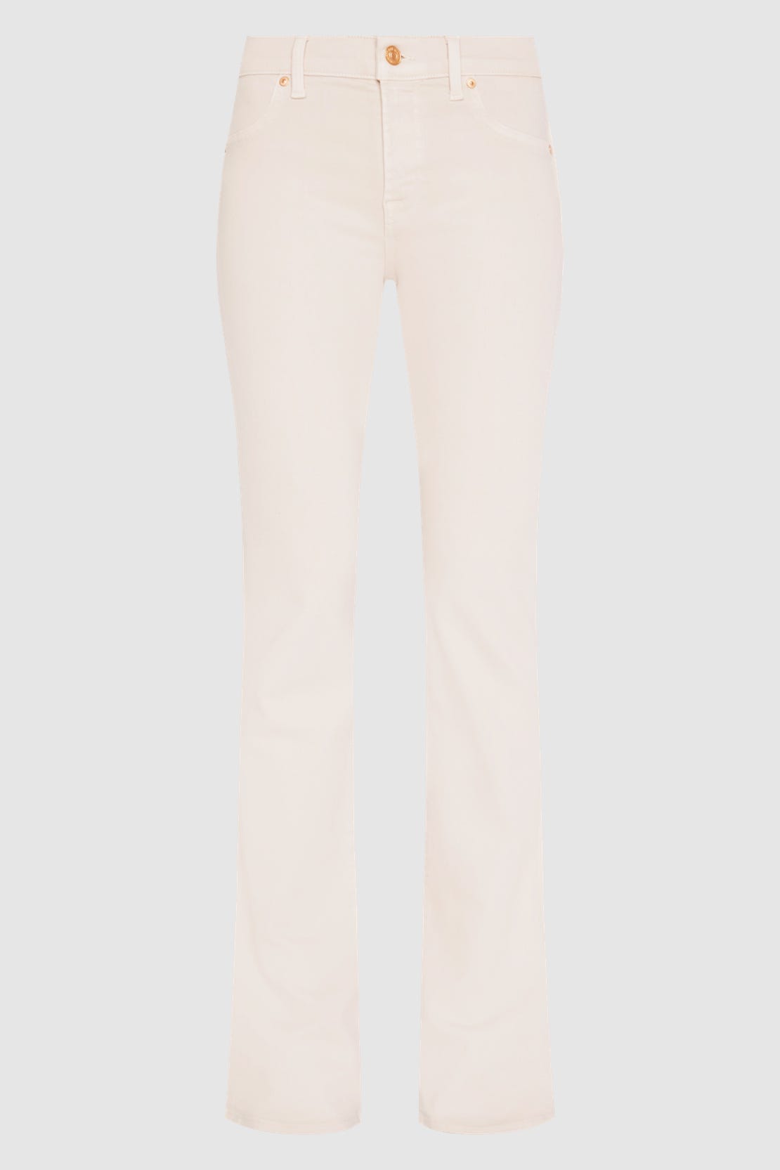 Bootcut Coated Stretch Vintage White