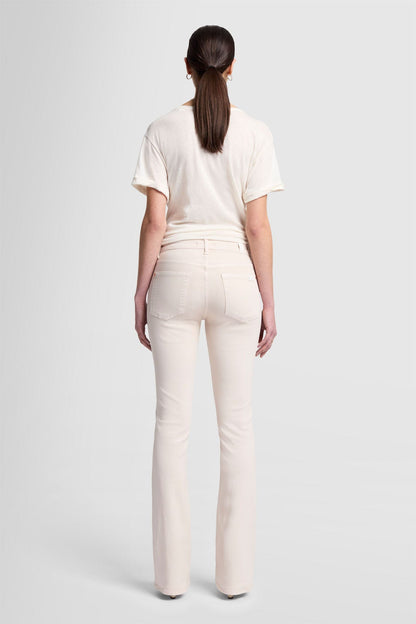 Bootcut Coated Stretch Vintage White