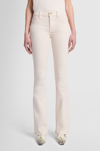 Bootcut Coated Stretch Vintage White