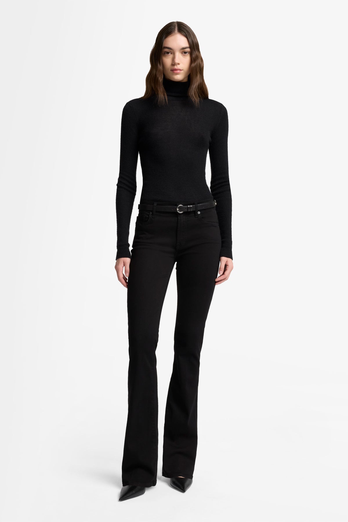 Bootcut Bair Rinsed Black - 25