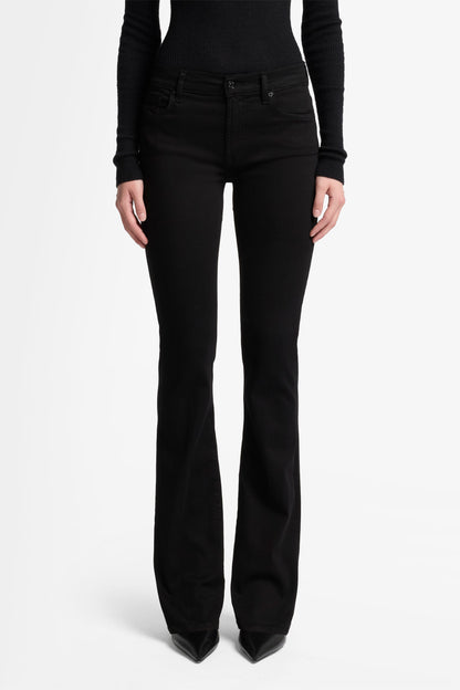 Bootcut Bair Rinsed Black