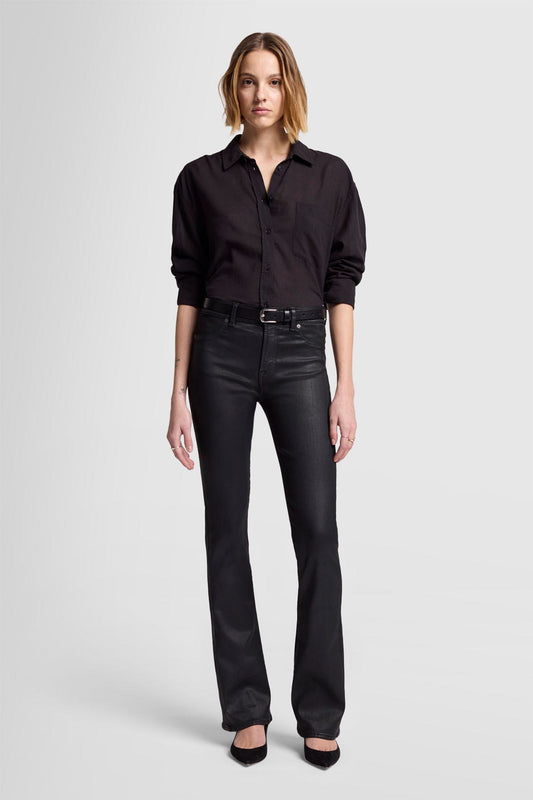 Bootcut Coated Stretch