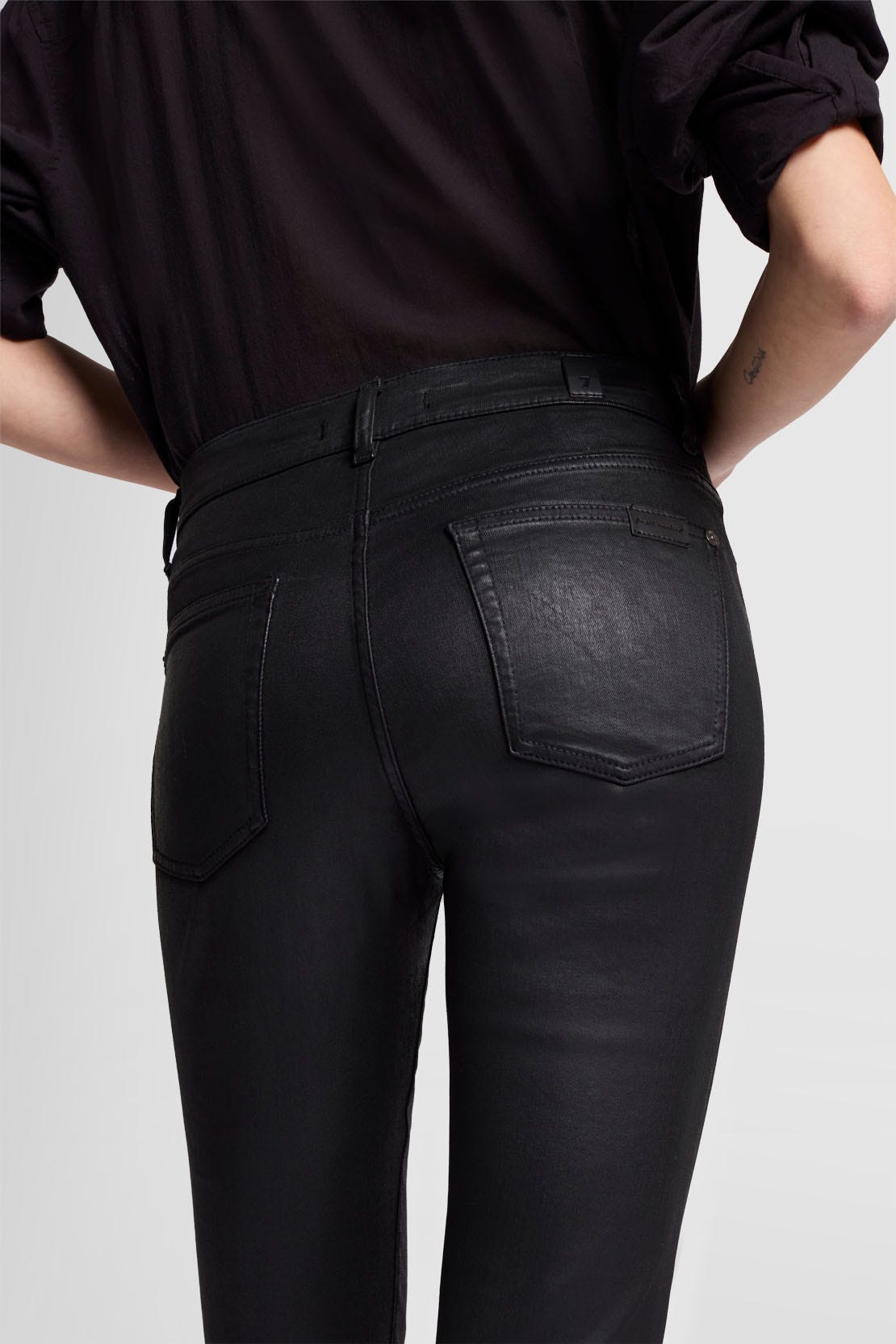 Bootcut Coated Stretch