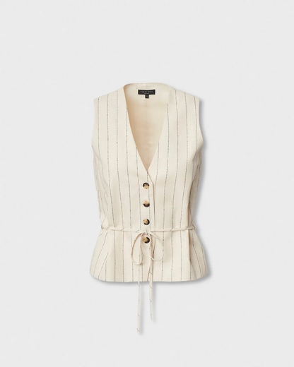 PAULETTE STRIPE VEST