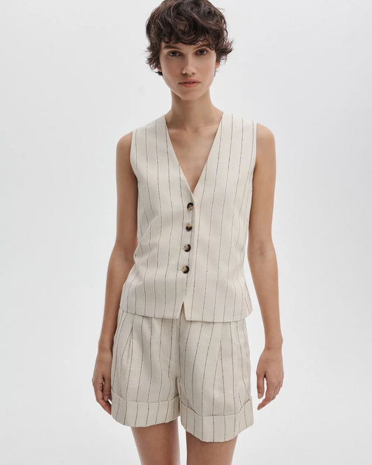 PAULETTE STRIPE VEST