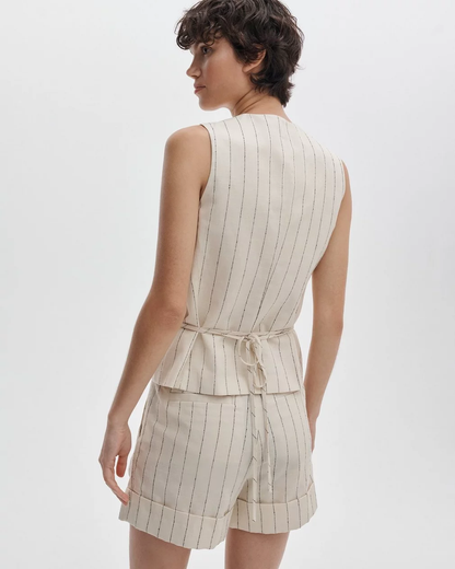 PAULETTE STRIPE VEST