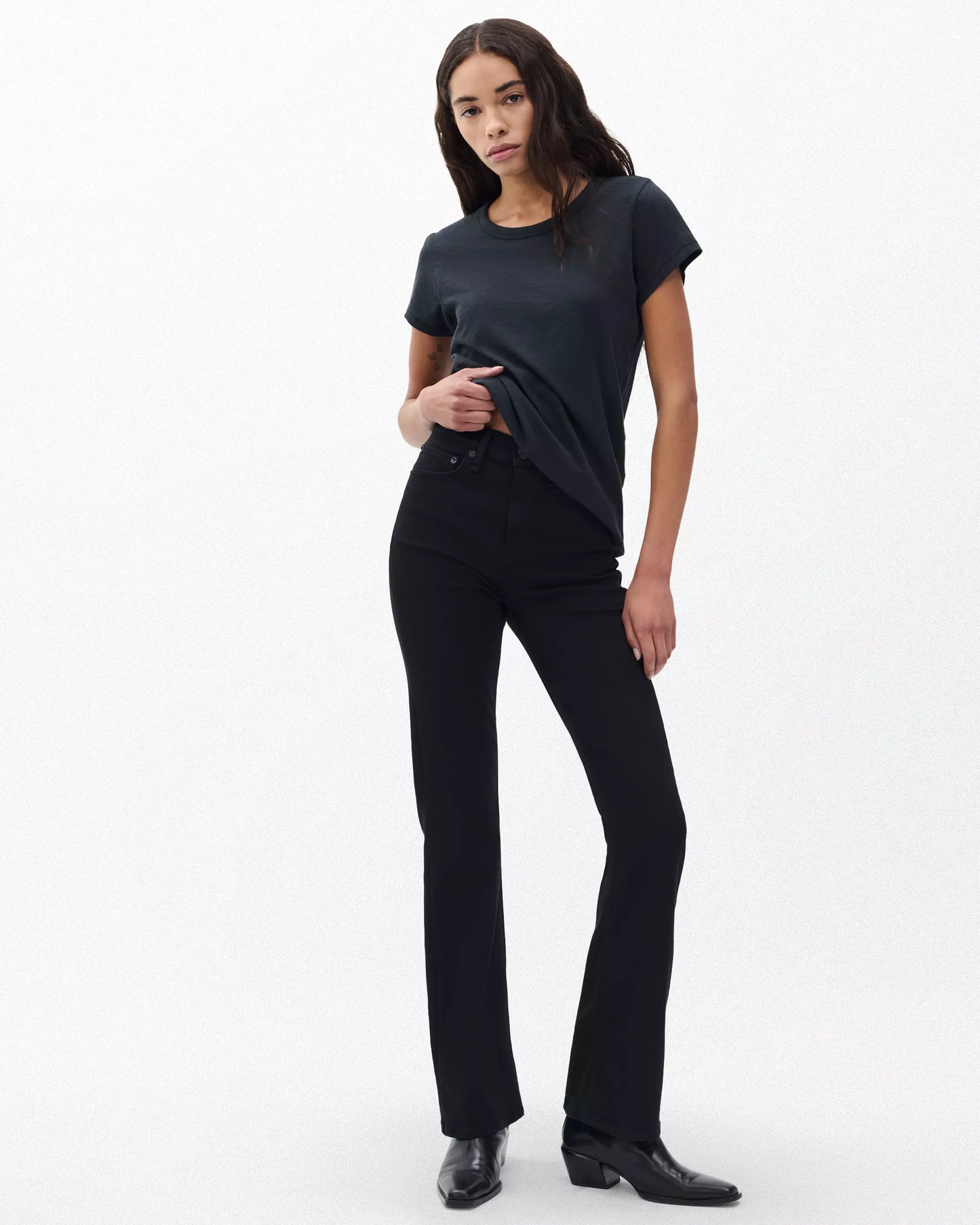 FLEXI PEYTON MID-RISE FULL LENGTH BOOTCUT