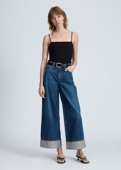 SOFIE HIGH-RISE ANKLE WIDE LEG WITH CUFF