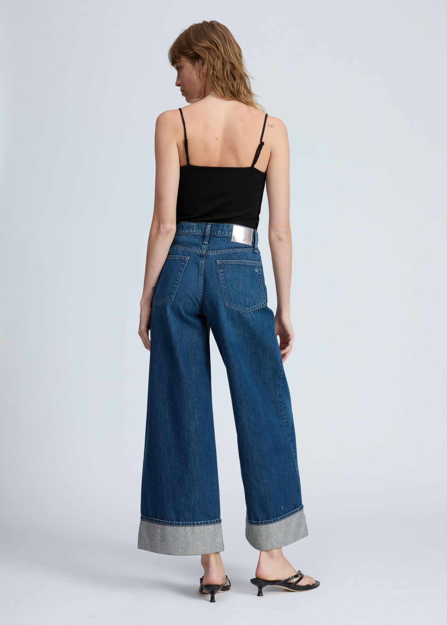 SOFIE HIGH-RISE ANKLE WIDE LEG WITH CUFF