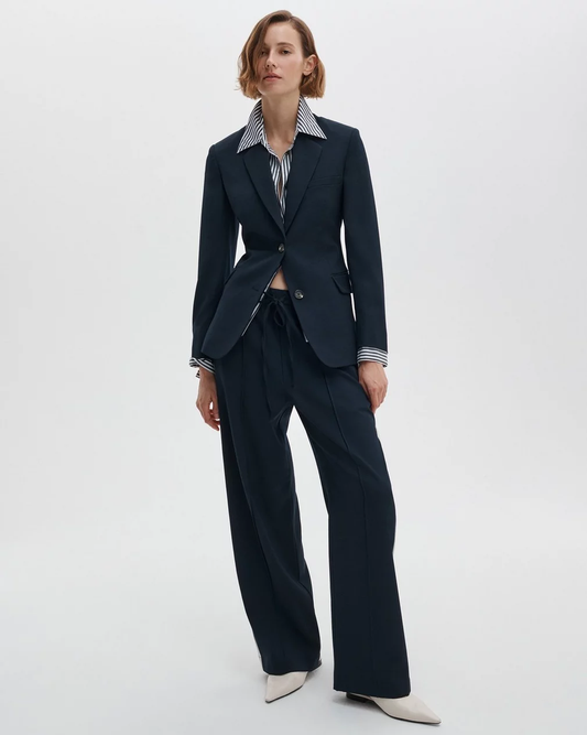 SIENA WOOL SIDE STRIPE PANT