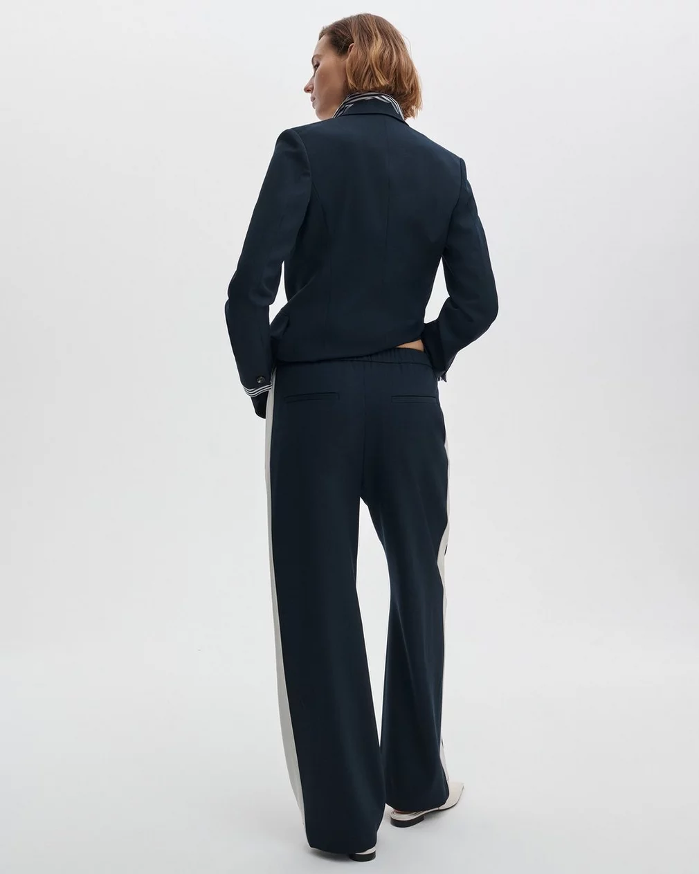 SIENA WOOL SIDE STRIPE PANT