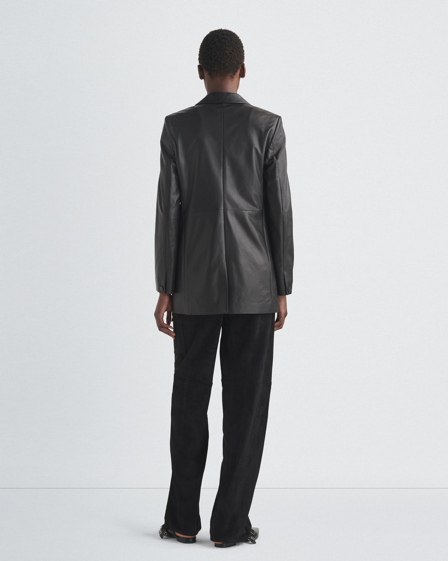 CHARLES LEATHER BLAZER