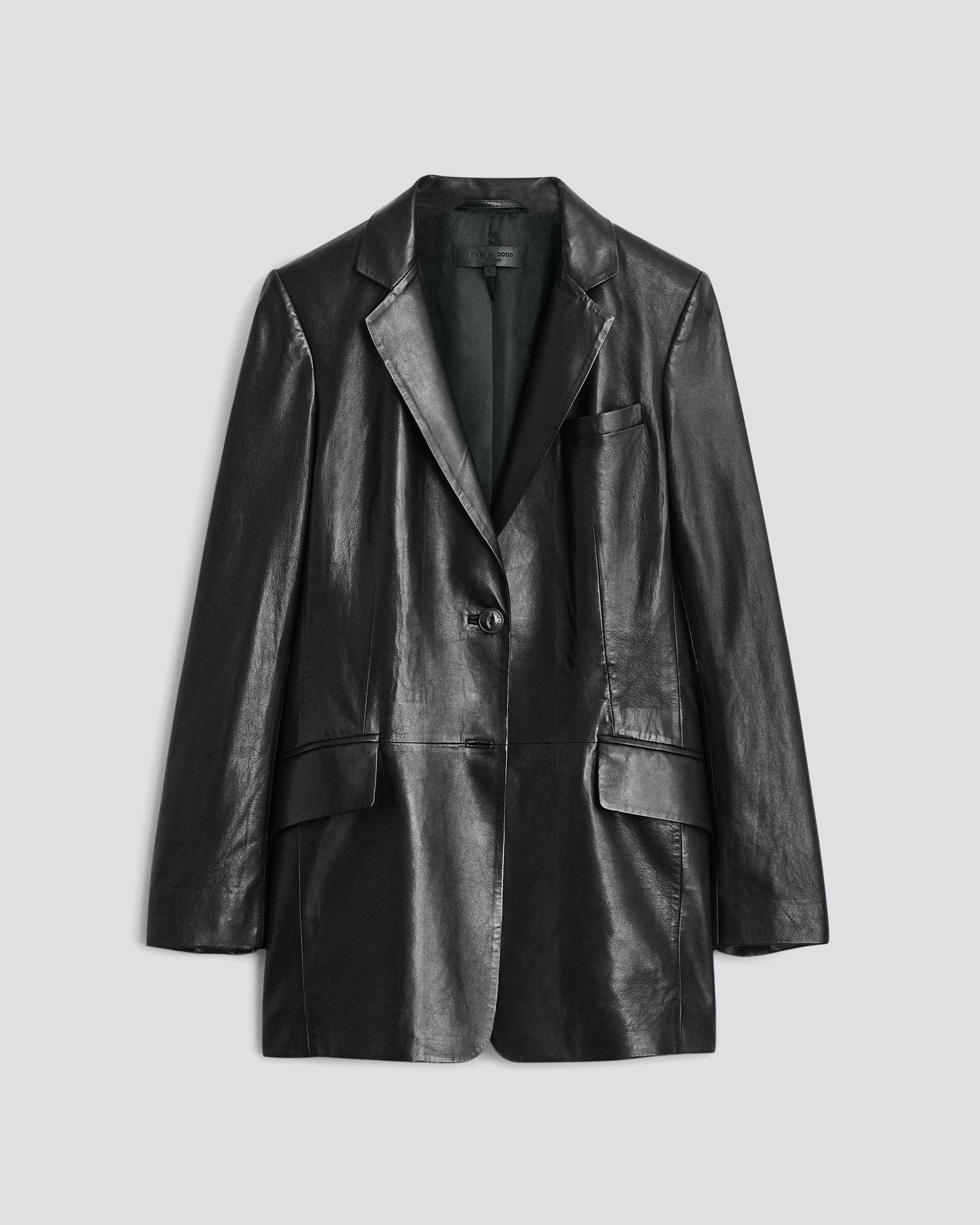 CHARLES LEATHER BLAZER