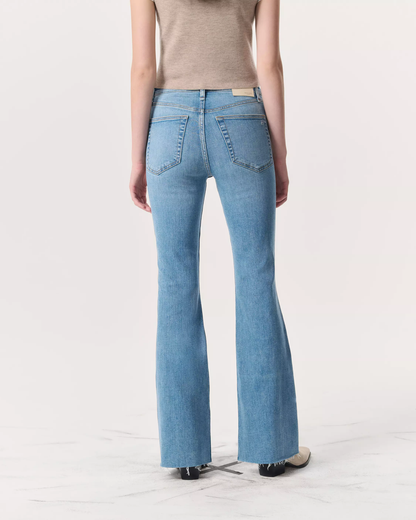 FLEXI DAHLIA MID-RISE FULL LENGTH FLARE