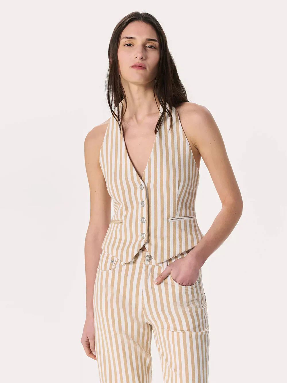 ETHEL VEST TANSTRIPE 2