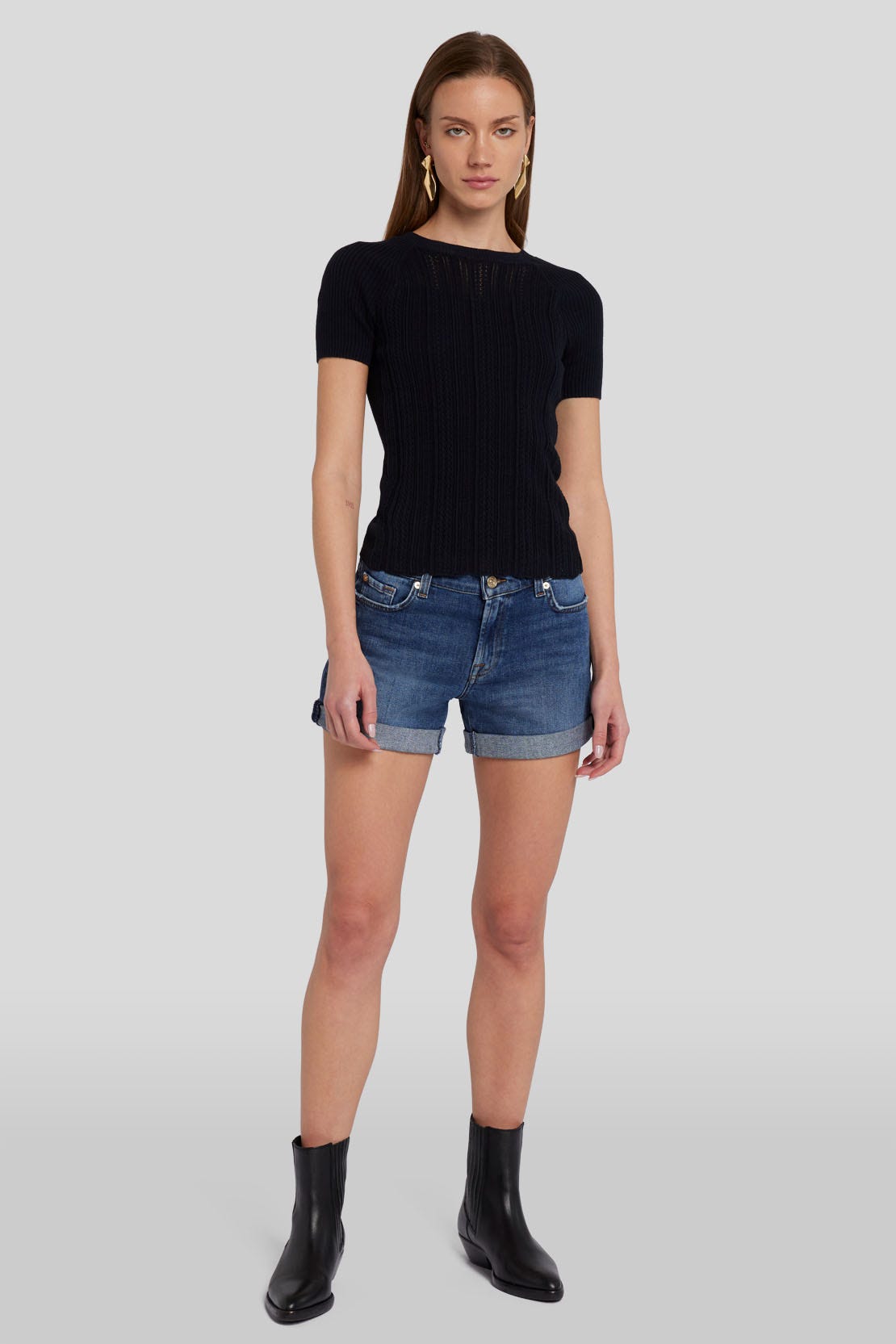 Mid Roll Shorts Sea Star nan 29