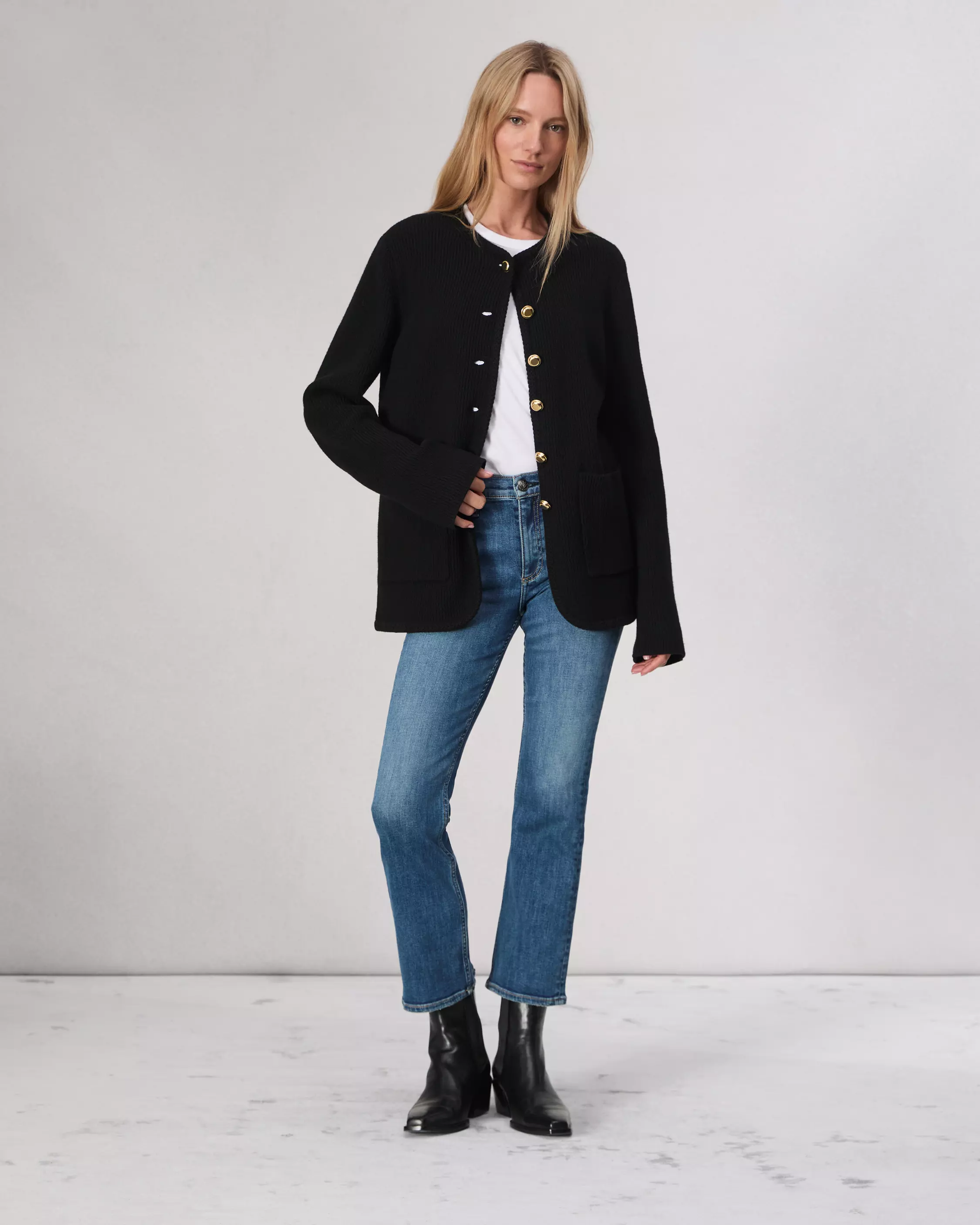 FLEXI PEYTON MID-ROSE ANKLE BOOTCUT WILLOW 28